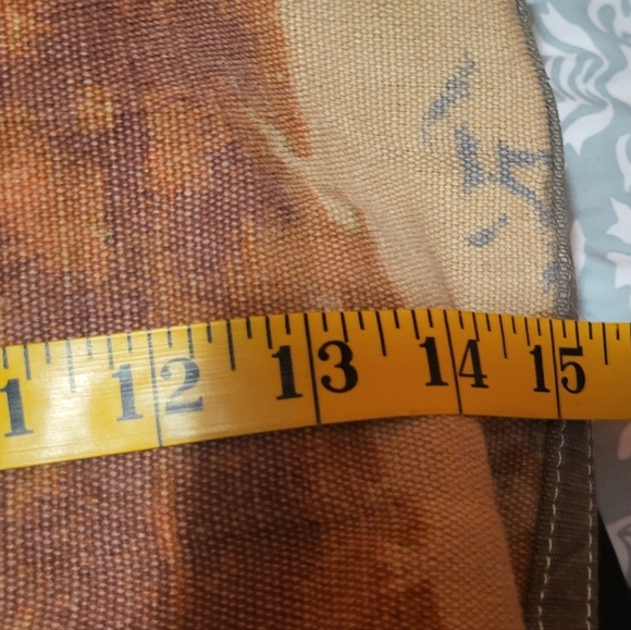 Jute/Cotton Slouchy Tote Bag With Suede Handles Made In India - Picture 10 of 10